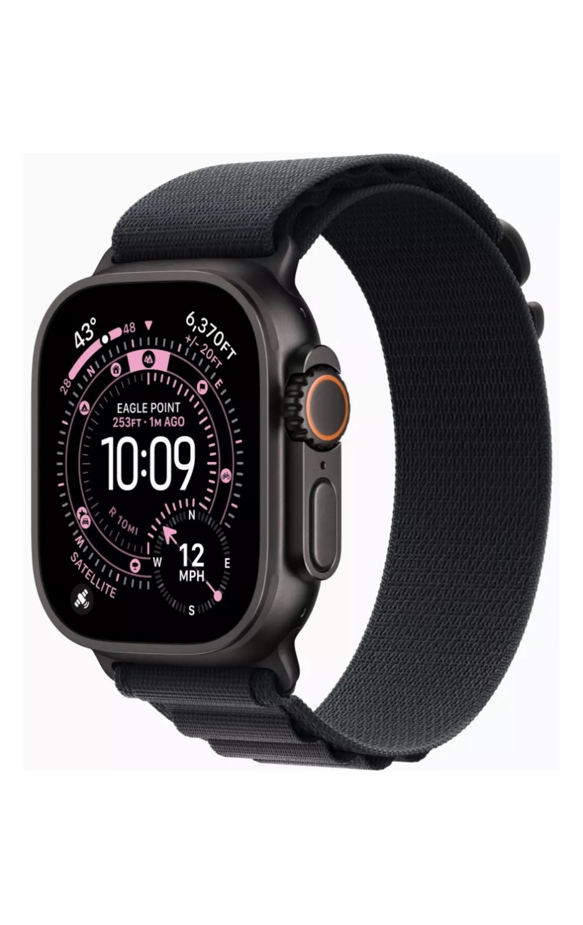 Смарт-часы Apple Watch Ultra 3 2025 GPS + Cellular M 49 мм черный